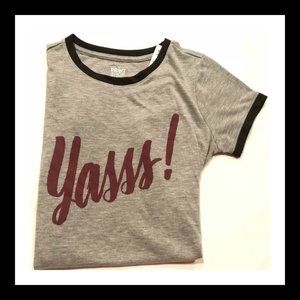 "Yasss" Lightweight Top